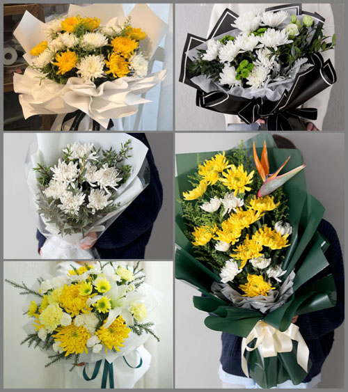 山东青岛黄岛区珠海街道芏子口村白事花束代送